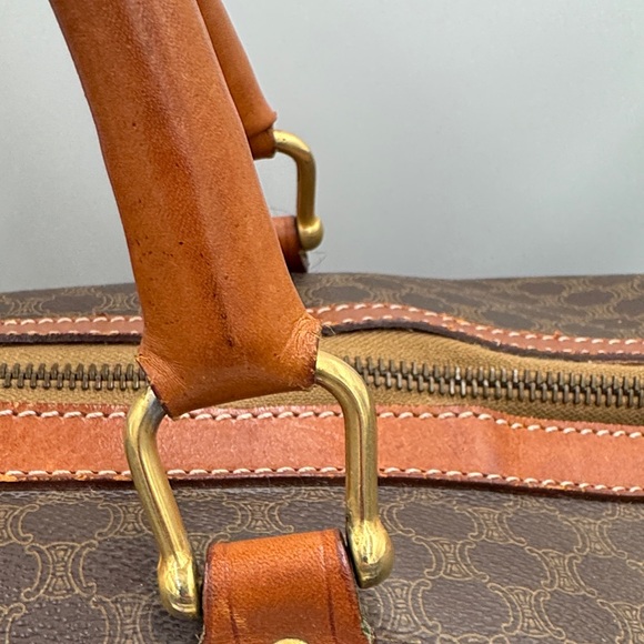 Vintage Celine Brown Duffel Bag with original lock & key - Picture 5 of 16